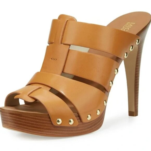 NEW! MICHAEL KORS Somerly PLATFORM SANDAL SZ 10 - Picture 2 of 8